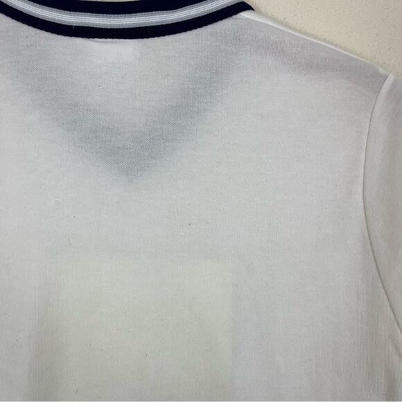 FAB-KNIT Vintage 80s Smurf V-Neck Jersey Tee Youth XL - Picture 6 of 7